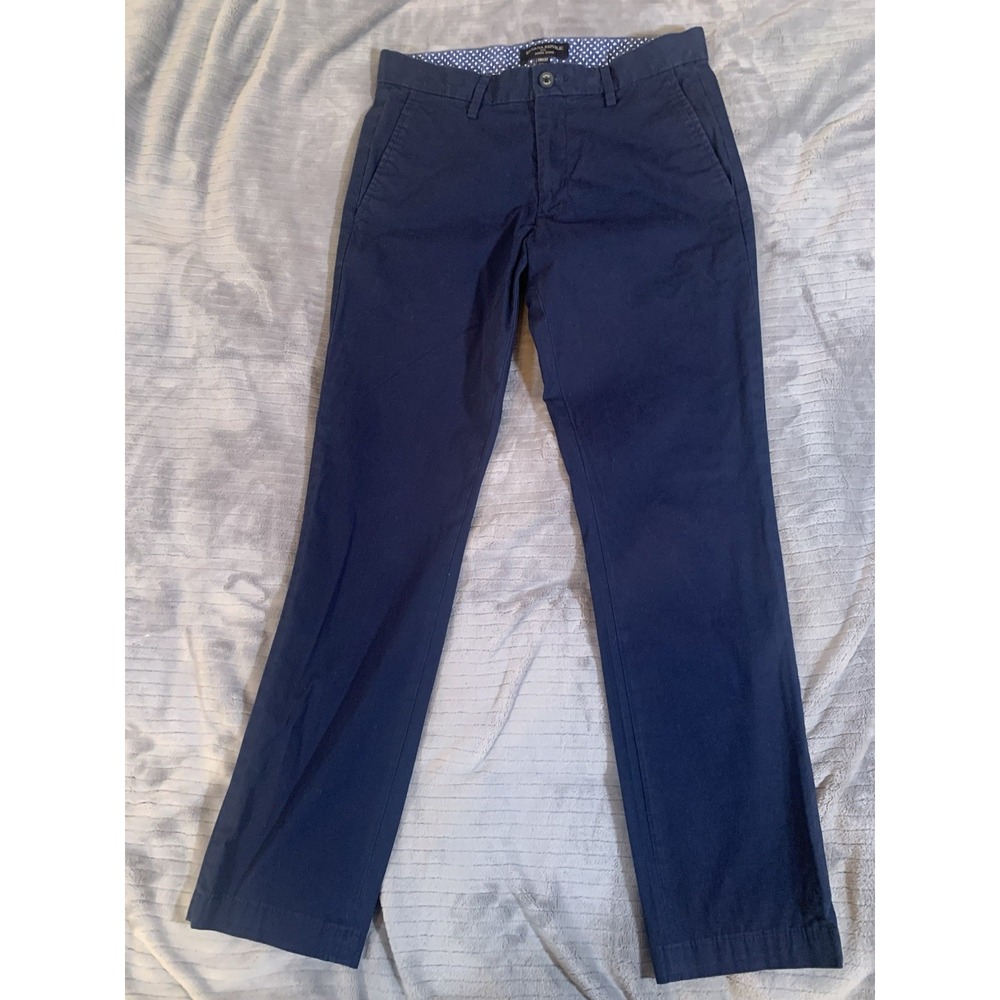Banana Republic‎ Pants Mens 29x32 T Blue Aiden Chino Cotton Slim